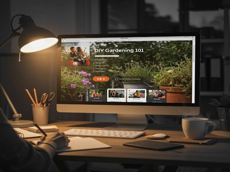 Passive Income Ideas for Small Business Owners: Make Money While You Sleep 7 Passive income for small businesses with online course dashboard